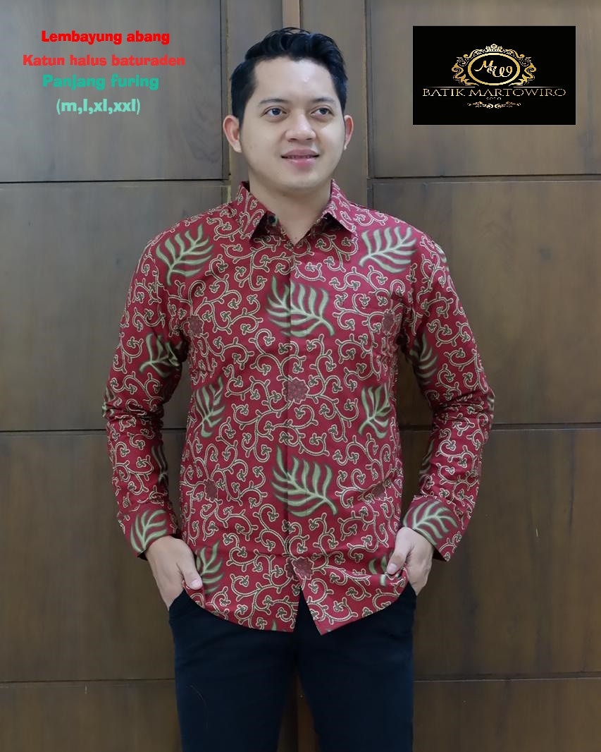 cover-LEMBAYUNG ABANG Kemeja Batik Pria Solo Lengan Panjang Lapis Furing BY MARTOWIRO-1