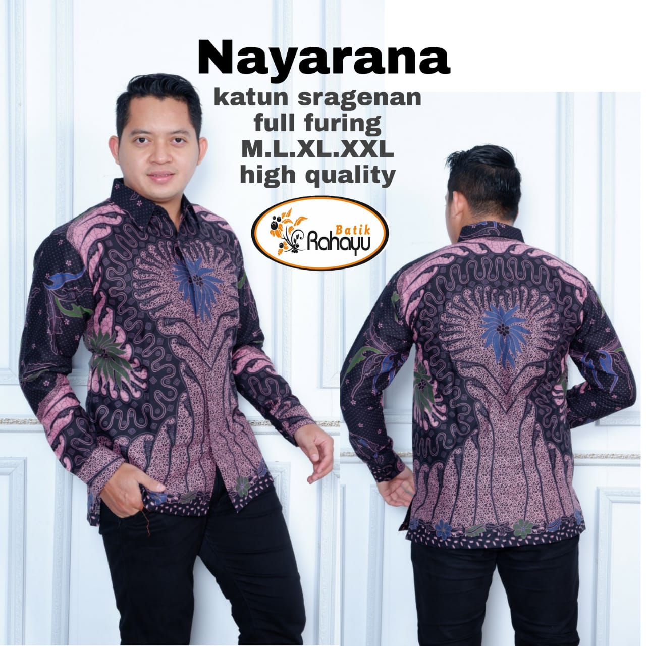 cover-NAYARANA KEMEJA BATIK PRIA SOLO LENGAN PANJANG LAPIS FURING BY RAHAYU-1