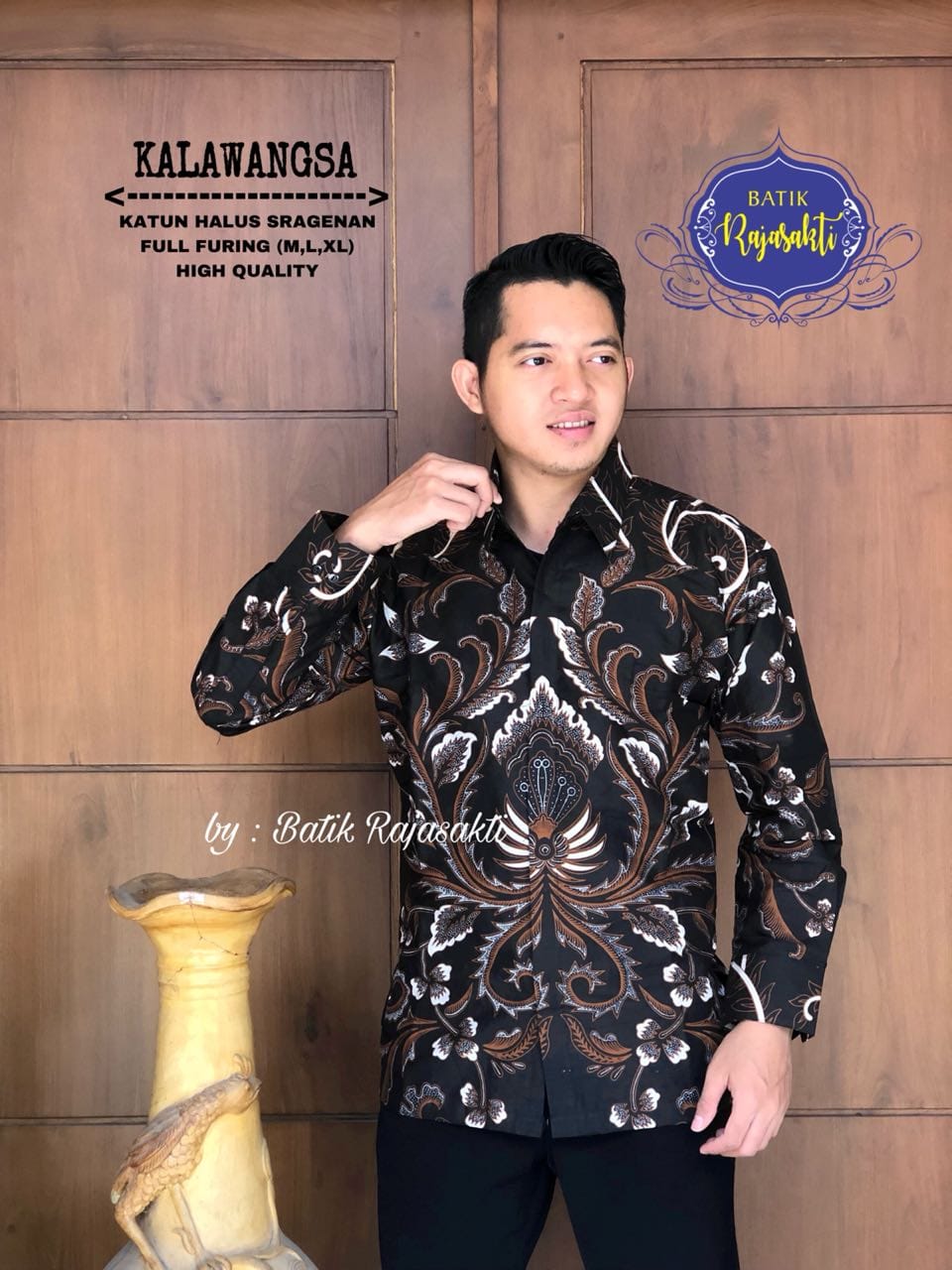 cover-KALAWANGSA Kemeja Batik Pria Solo Lengan Panjang Lapis Furing BY RAJASAKTI-1