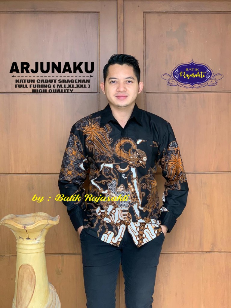 cover-ARJUNAKU KEMEJA BATIK PRIA SOLO LENGAN PANJANG LAPIS FURING BY RAJASAKTI-1
