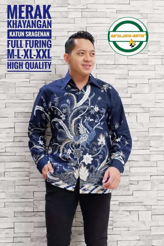 cover-MERAK KHAYANGAN Kemeja Batik Pria Solo Lengan Panjang Lapis Furing BY ALJAYA-1