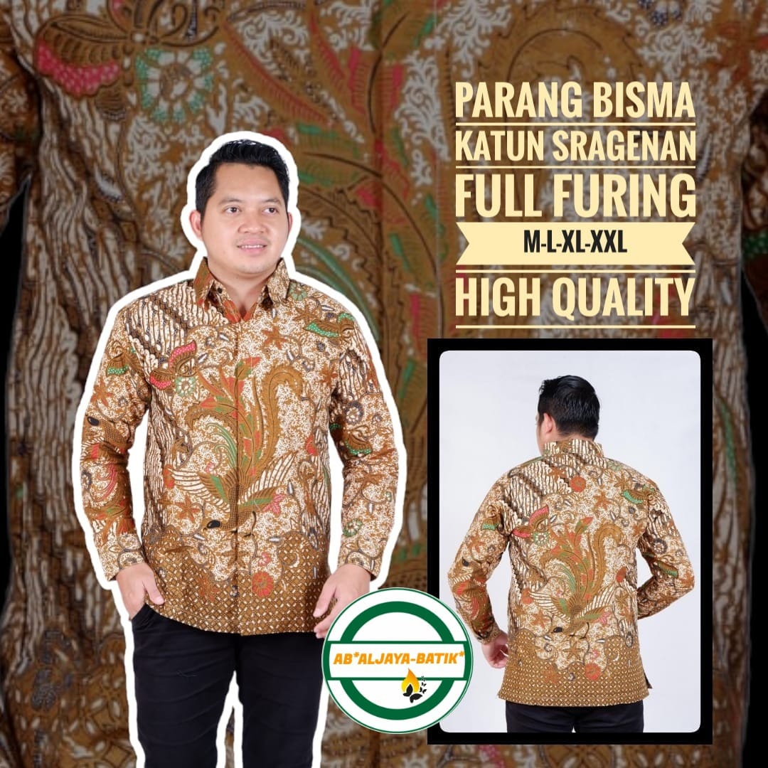 cover-PARANG BISMA Kemeja Batik Pria Solo Lengan Panjang Lapis Furing BY ALJAYA-1
