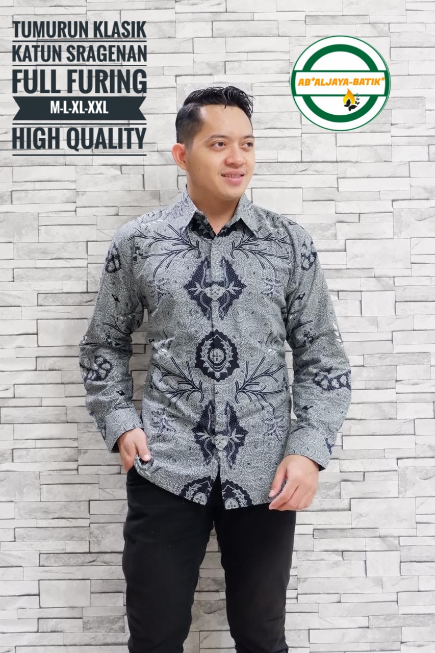 cover-TUMURUN KLASIK Kemeja Batik Pria Solo Lengan Panjang Lapis Furing BY ALJAYA-1