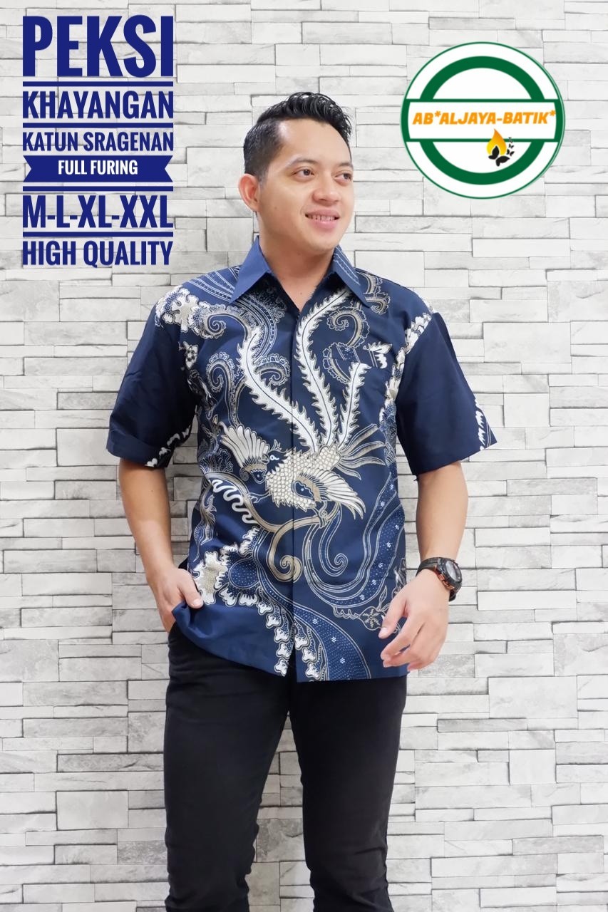 cover-PEKSI KHAYANGAN Kemeja Batik Pria Solo Lengan Pendek Lapis Furing BY ALJAYA-1