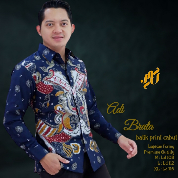 cover-ADI BRATA Kemeja Batik Pria Solo Lengan Panjang Lapis Furing BY MUKTI UTOMO-1