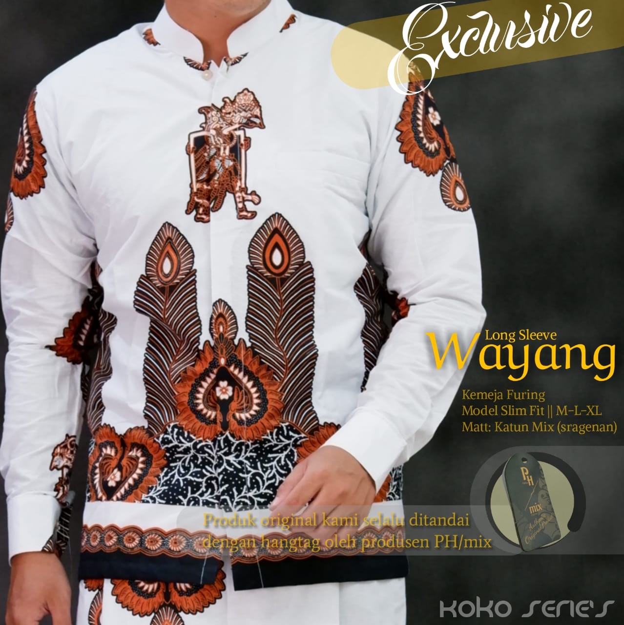 cover-WAYANG Kemeja Batik Pria Solo Lengan Panjang Lapis Furing BY MUKTI UTOMO-1