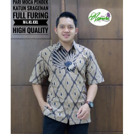 cover-PARI MOCA Kemeja Batik Pria Solo Lengan Pendek Lapis Furing BY ASMARA-1