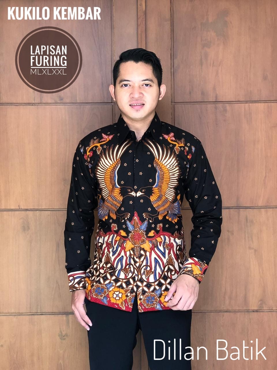 cover-KUKILO KEMBAR Kemeja Batik Pria Solo Lengan Panjang Lapis Furing BY DILLAN-1
