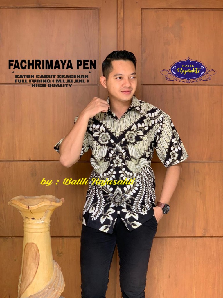 cover-FACHRIMAYA KEMEJA BATIK PRIA SOLO LENGAN PENDEK LAPIS FURING BY RAJASAKTI-1