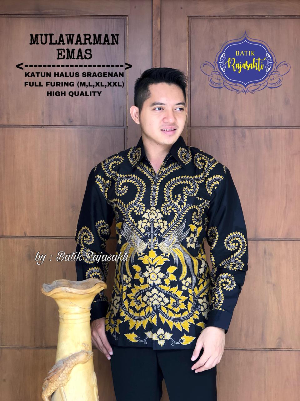 cover-MULAWARMAN Kemeja Batik Pria Solo Lengan Panjang Lapis Furing BY RAJASAKTI-1