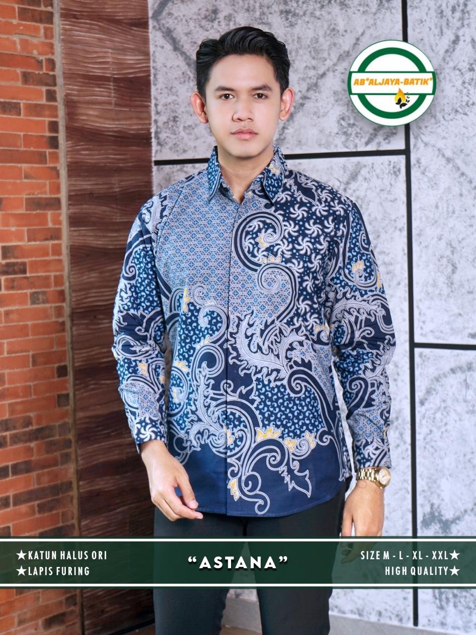 cover-ASTANA Kemeja Batik Pria Solo Lengan Panjang Lapis Furing By Aljaya-1