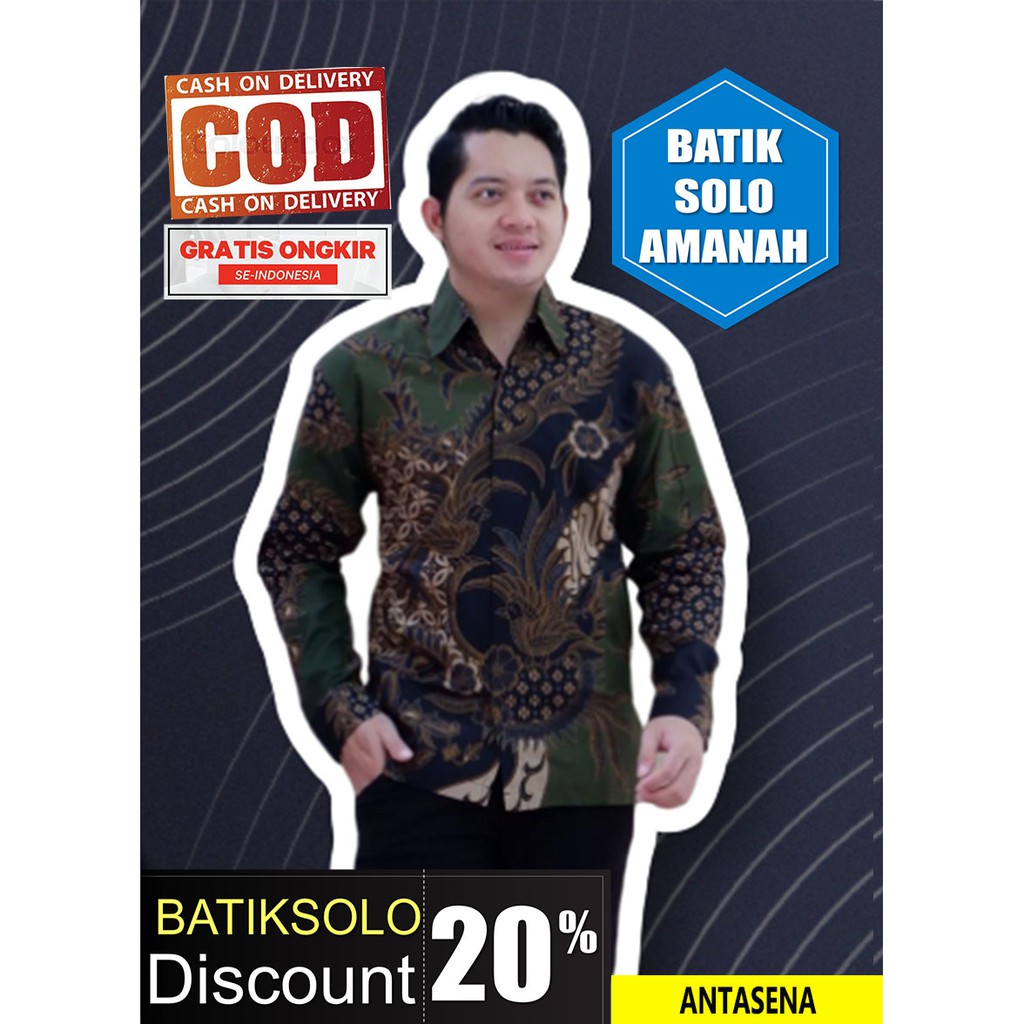 cover-ANTASENA Kemeja Batik Pria Solo Lengan Panjang Lapis Furing By BATIKSOLOAMANAH-1